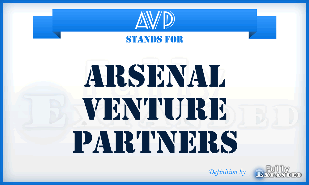 AVP - Arsenal Venture Partners