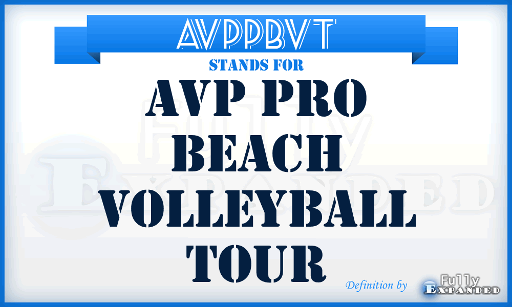 AVPPBVT - AVP Pro Beach Volleyball Tour