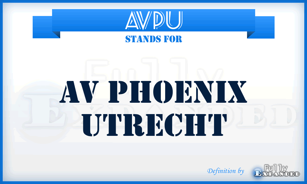 AVPU - AV Phoenix Utrecht