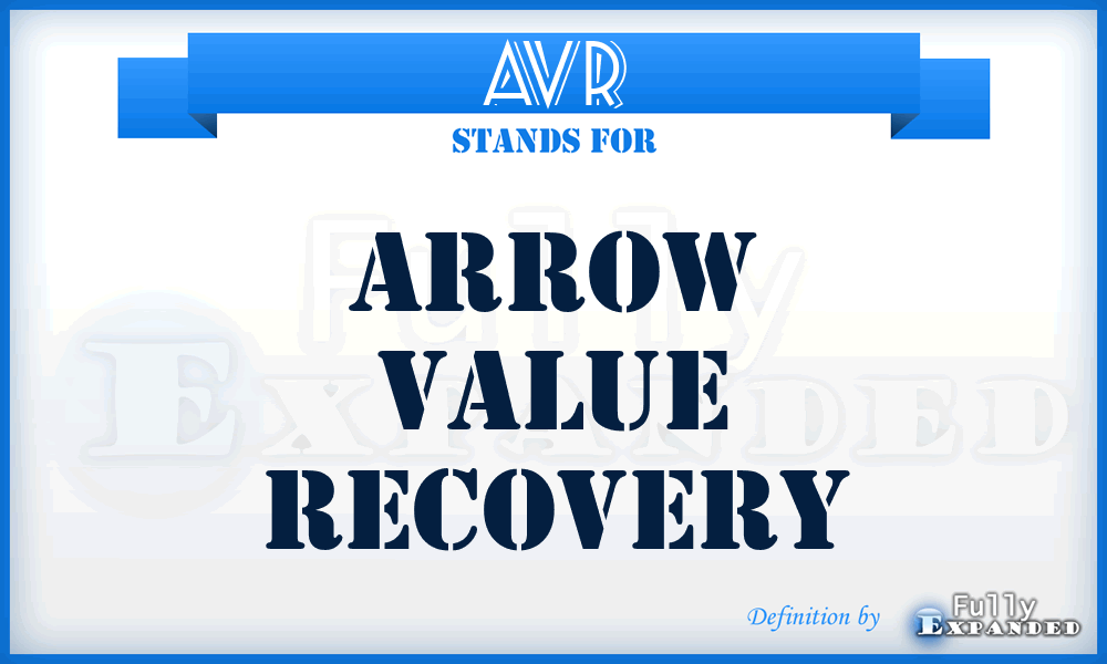 AVR - Arrow Value Recovery