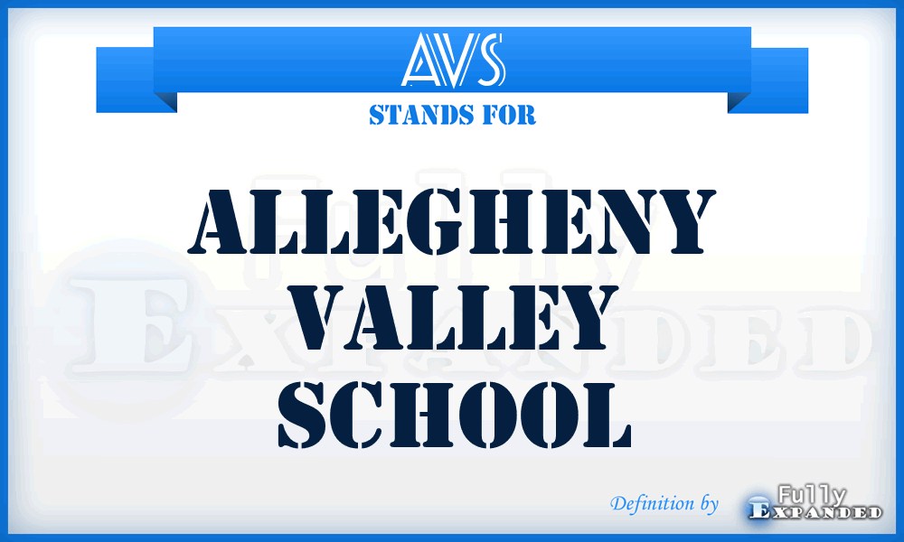 AVS - Allegheny Valley School