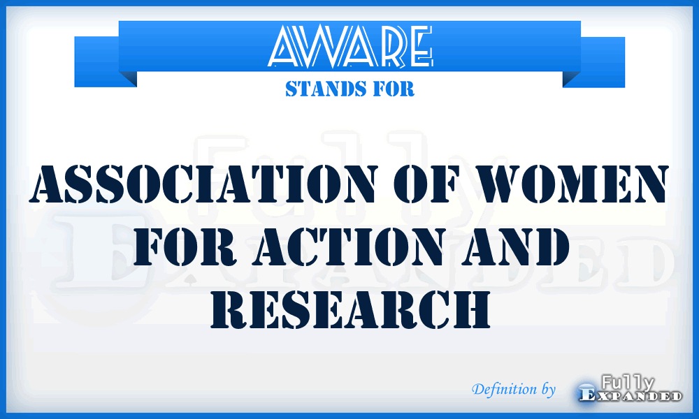 AWARE - Association of Women for Action and Research