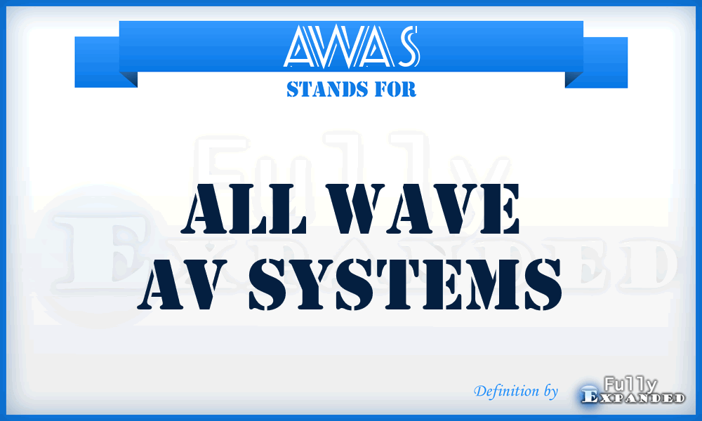 AWAS - All Wave Av Systems