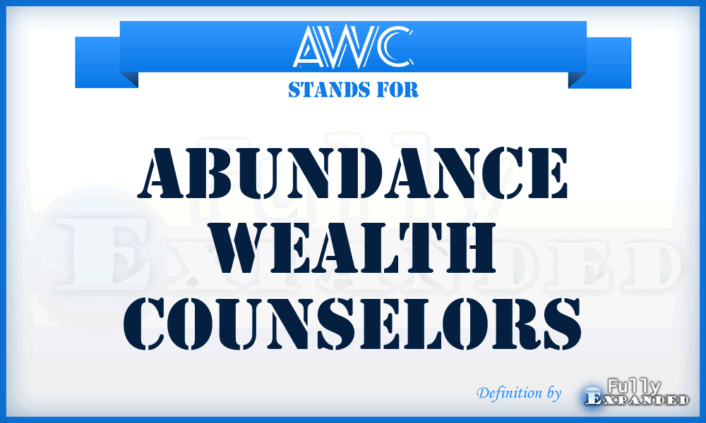 AWC - Abundance Wealth Counselors