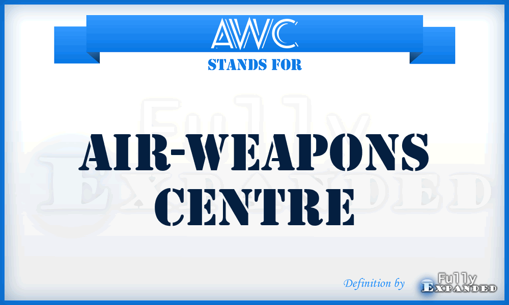 AWC - Air-Weapons Centre