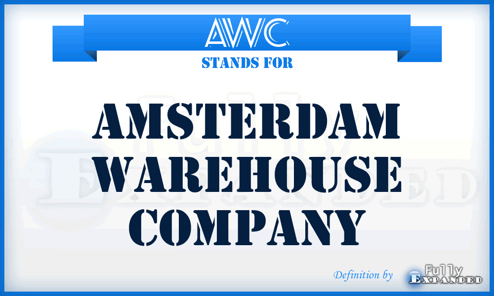 AWC - Amsterdam Warehouse Company