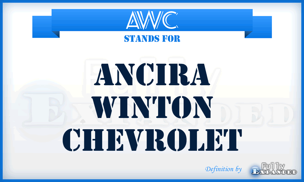 AWC - Ancira Winton Chevrolet