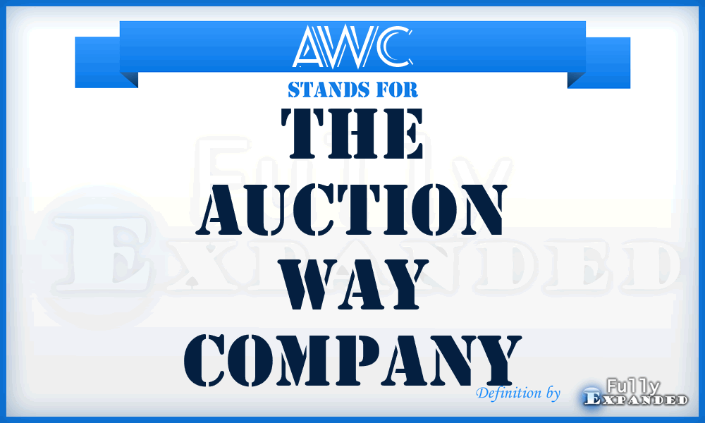 AWC - The Auction Way Company