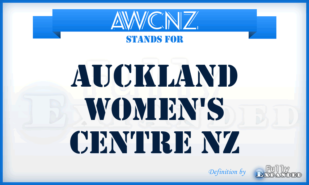 AWCNZ - Auckland Women's Centre NZ