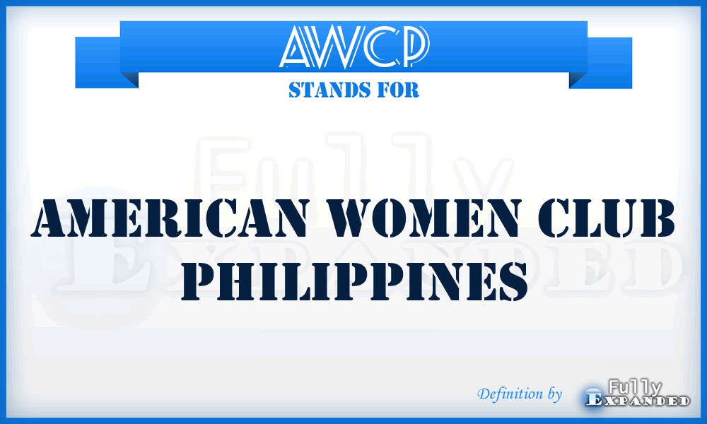 AWCP - American Women Club Philippines
