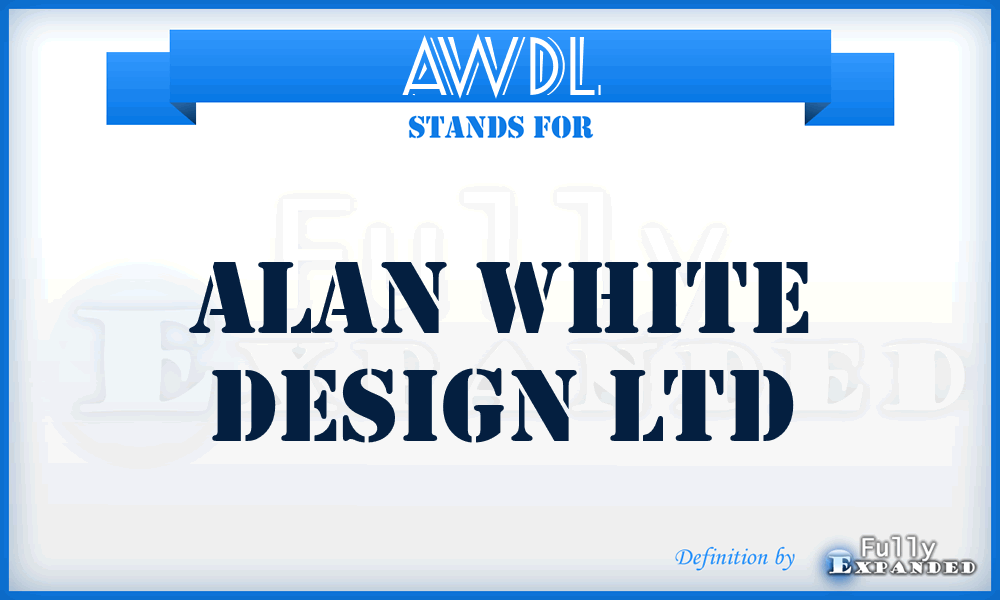 AWDL - Alan White Design Ltd