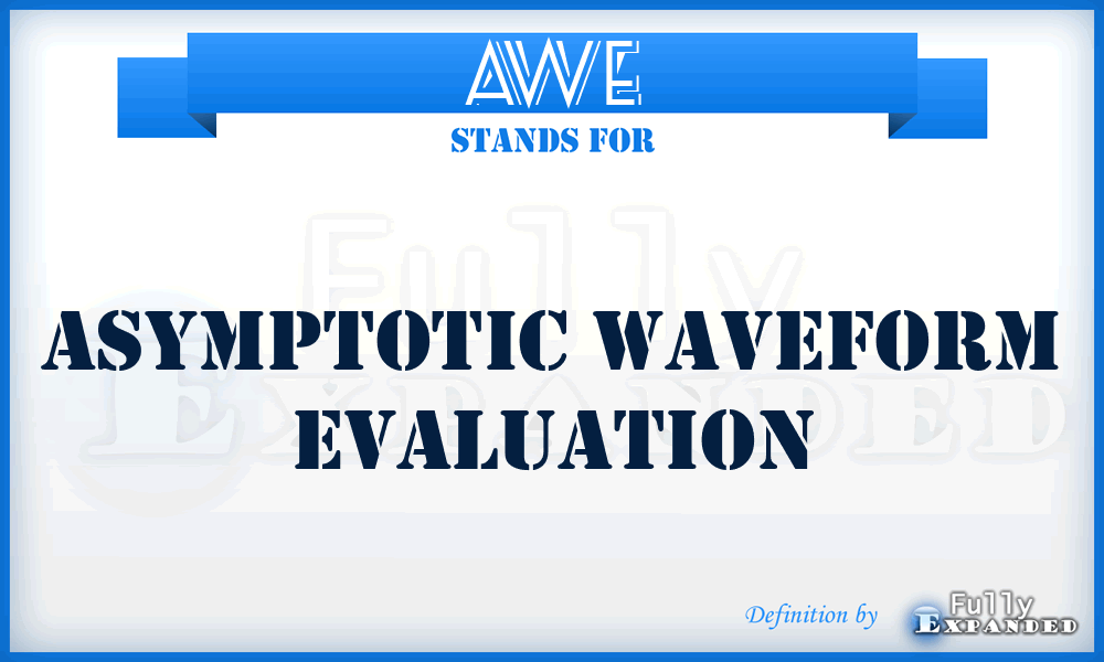 AWE - Asymptotic Waveform Evaluation