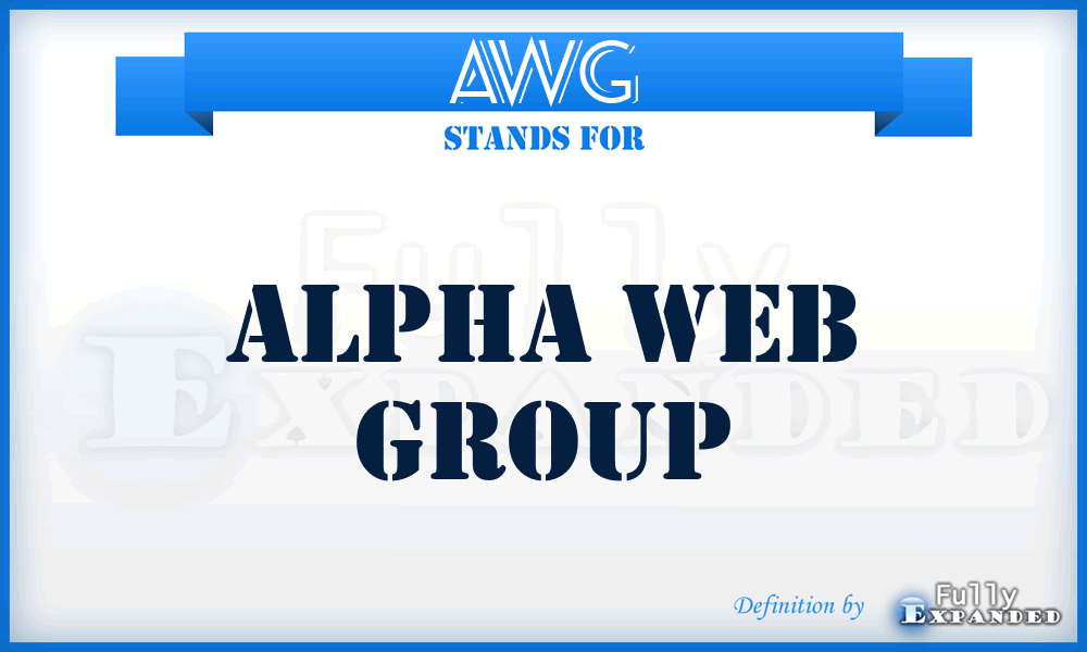 AWG - Alpha Web Group