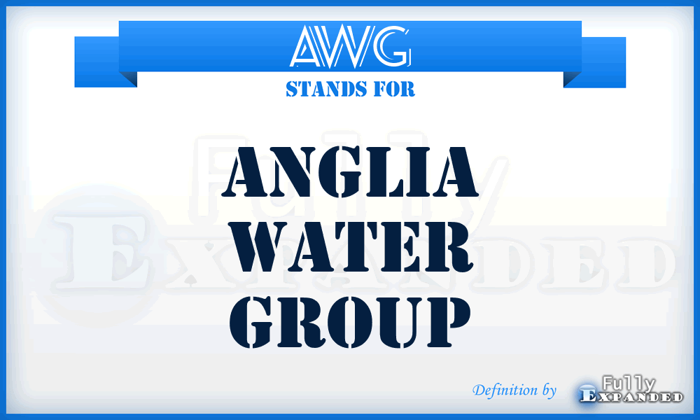 AWG - Anglia Water Group