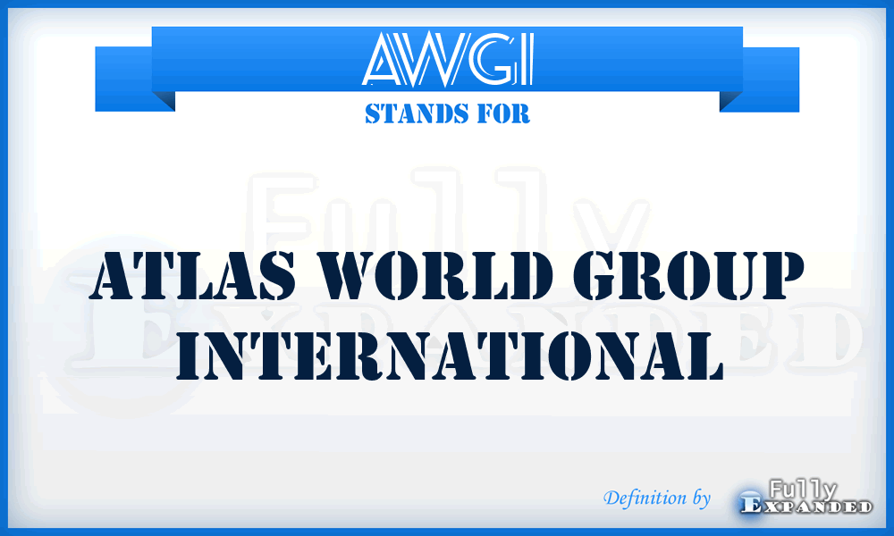AWGI - Atlas World Group International