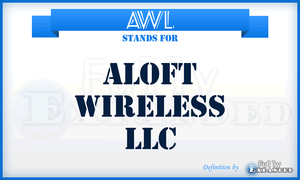 AWL - Aloft Wireless LLC