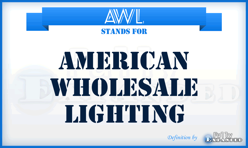 AWL - American Wholesale Lighting