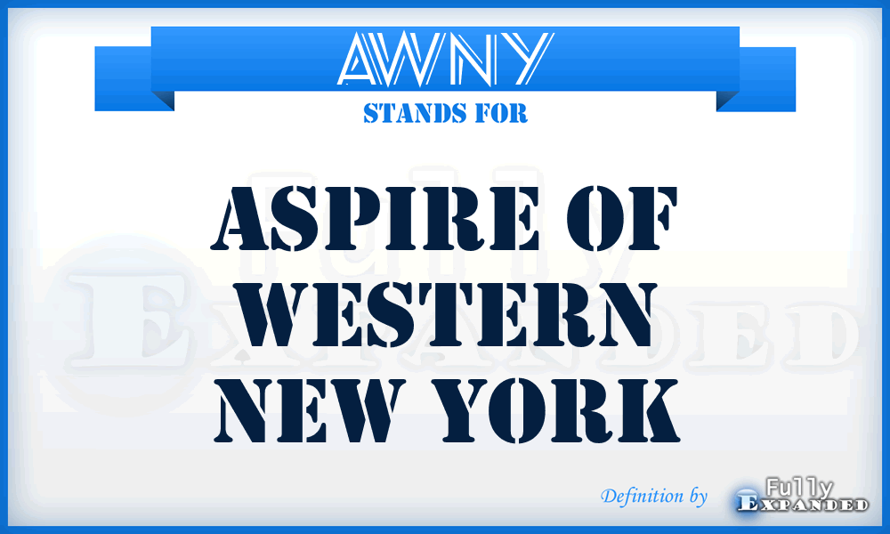 AWNY - Aspire of Western New York