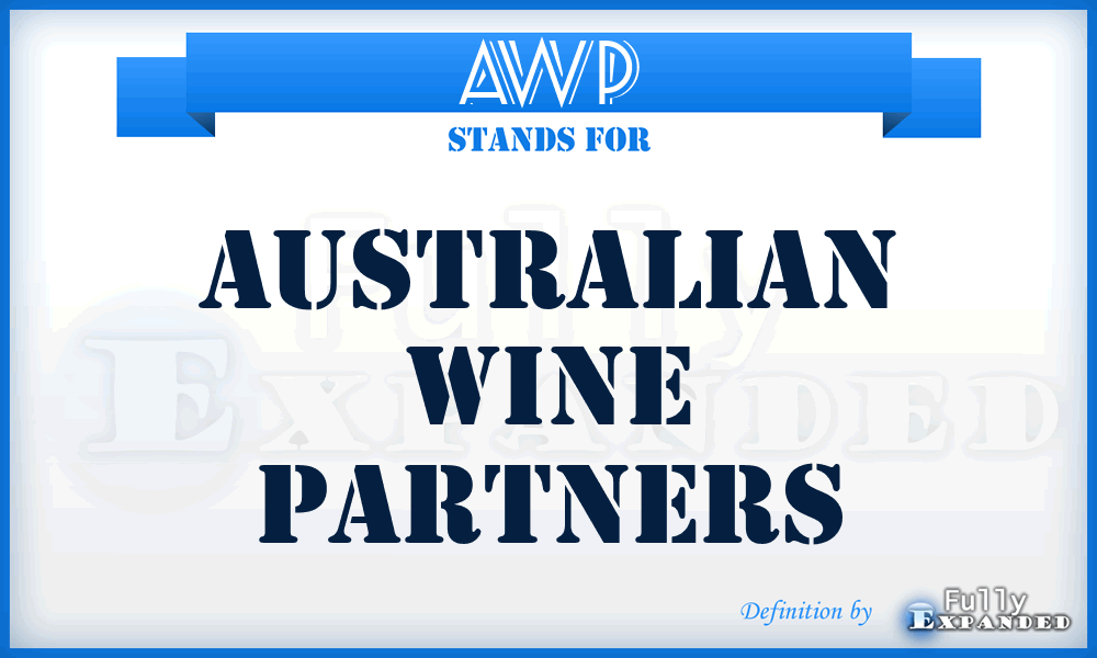 AWP - Australian Wine Partners