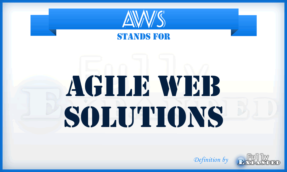 AWS - Agile Web Solutions