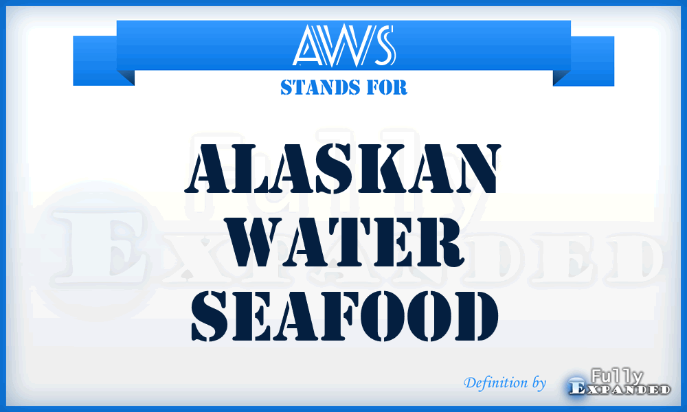 AWS - Alaskan Water Seafood