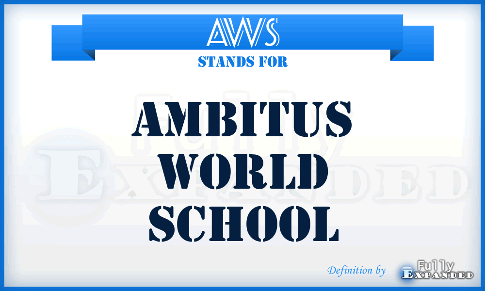 AWS - Ambitus World School