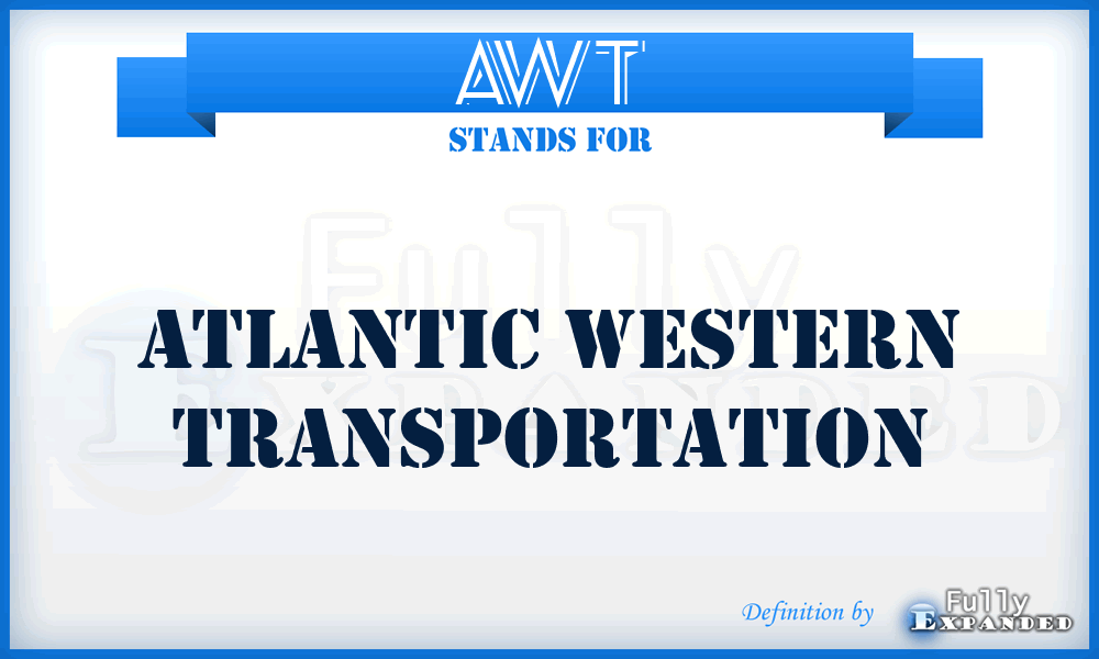 AWT - Atlantic Western Transportation