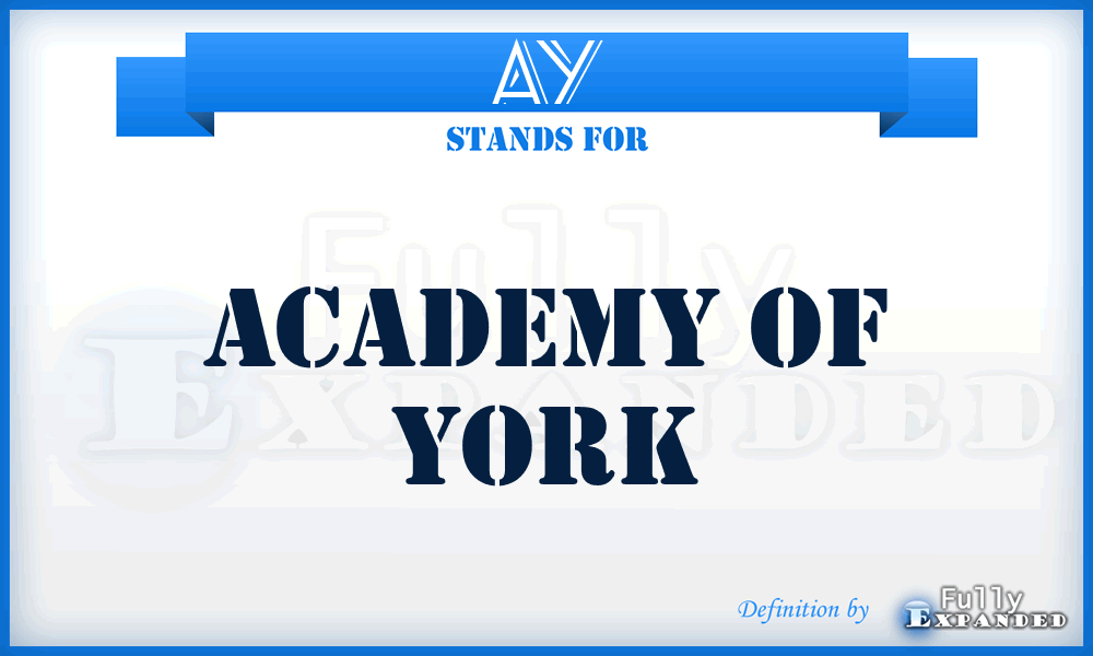AY - Academy of York