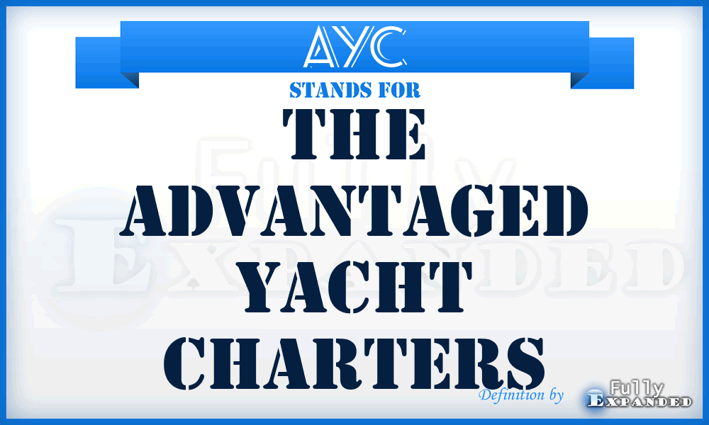 AYC - The Advantaged Yacht Charters