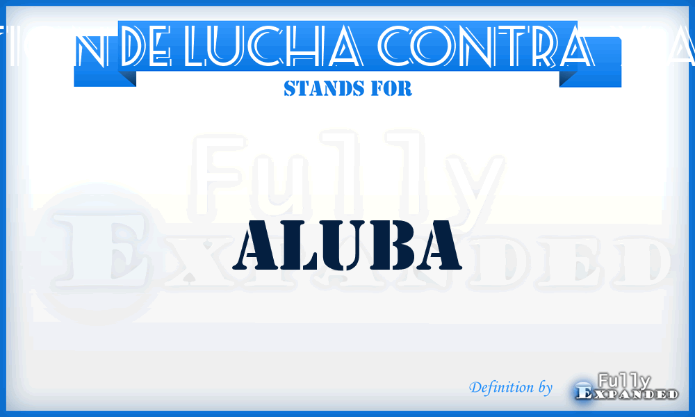 Association De Lucha Contra Y Anorexia - ALUBA