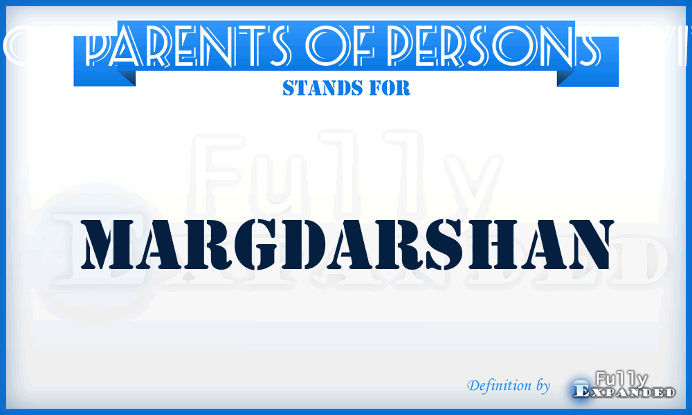 Association of Parents of Persons with Disabilities - Margdarshan