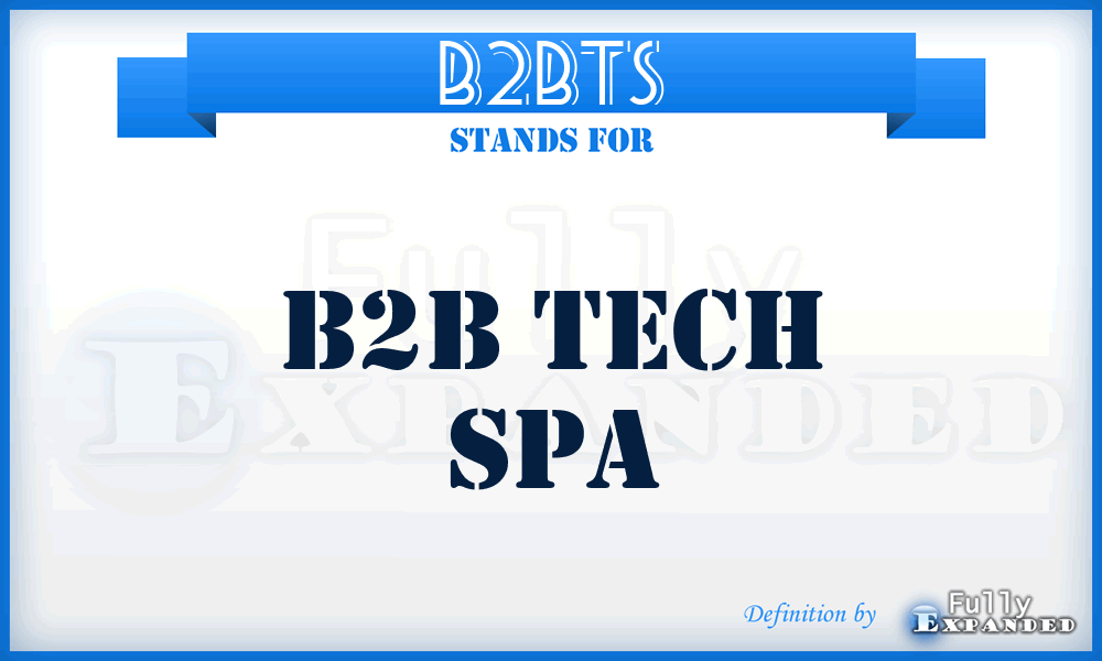 B2BTS - B2B Tech Spa