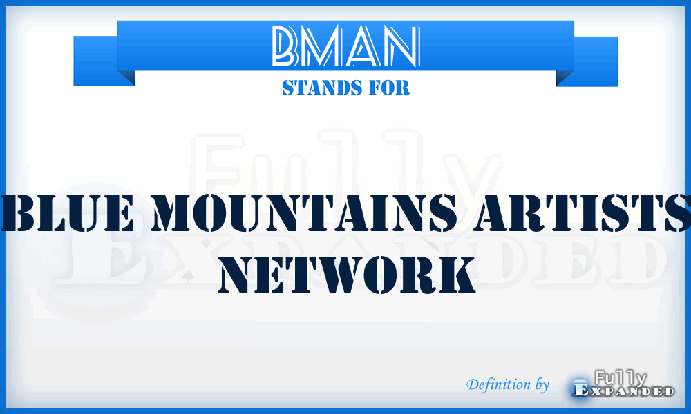 BMAN - Blue Mountains Artists Network