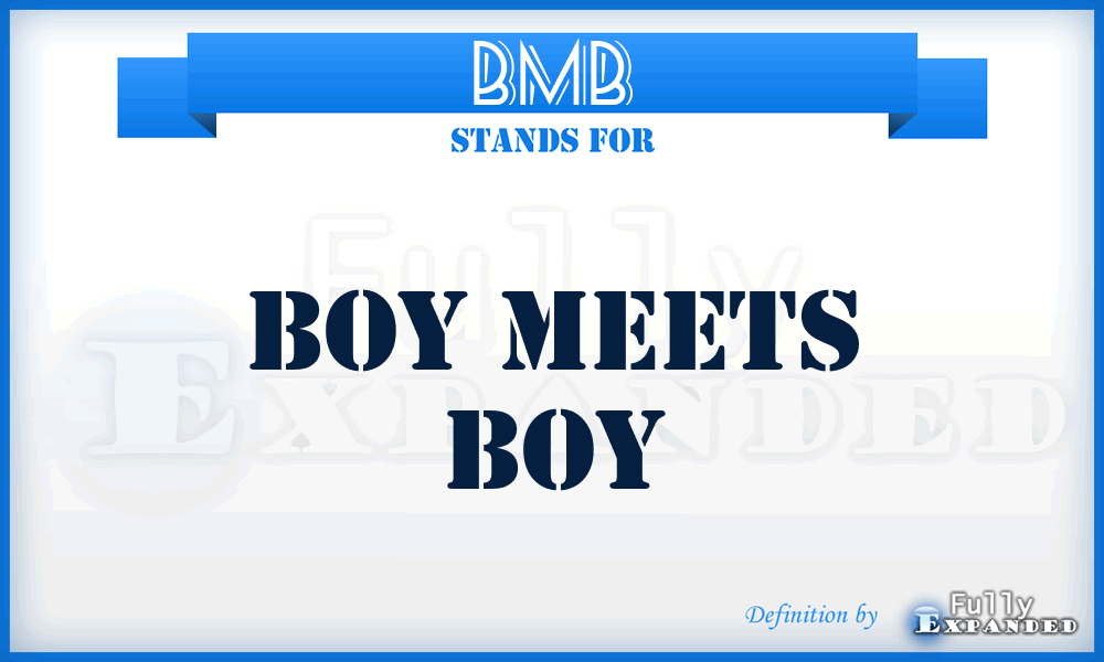BMB - Boy Meets Boy