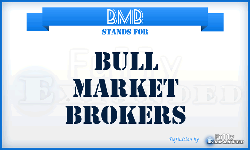 BMB - Bull Market Brokers