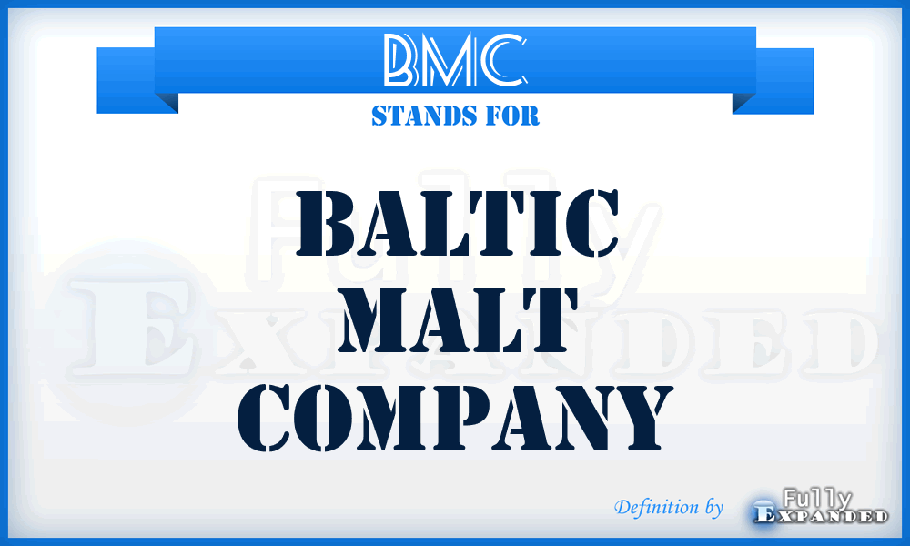 BMC - Baltic Malt Company
