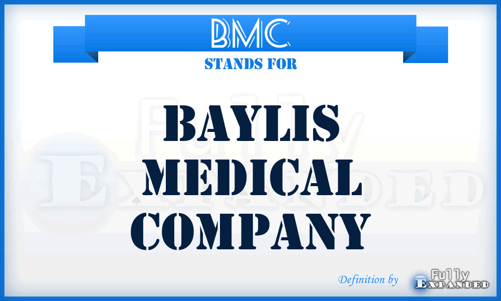 BMC - Baylis Medical Company