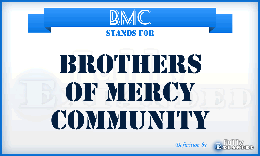 BMC - Brothers of Mercy Community