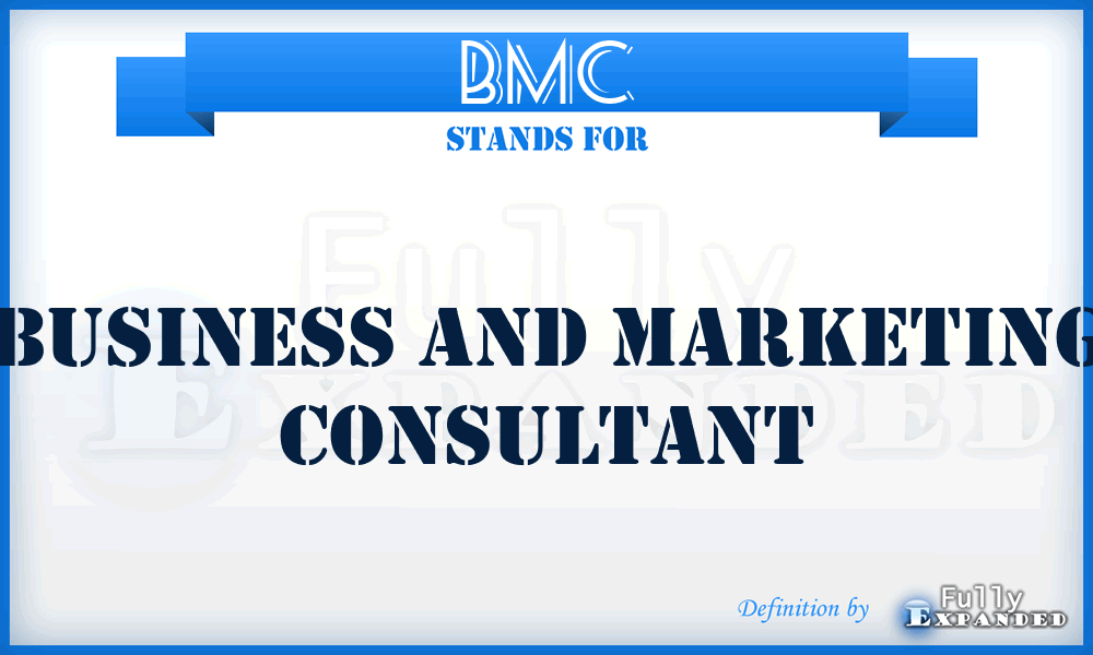 BMC - Business and Marketing Consultant