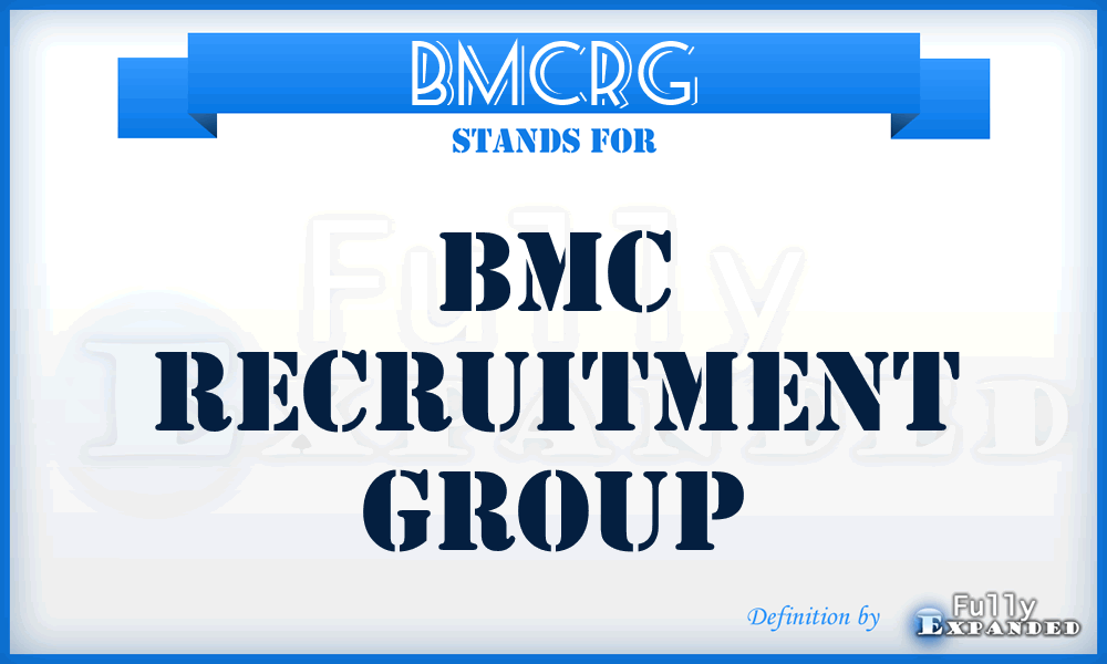 BMCRG - BMC Recruitment Group