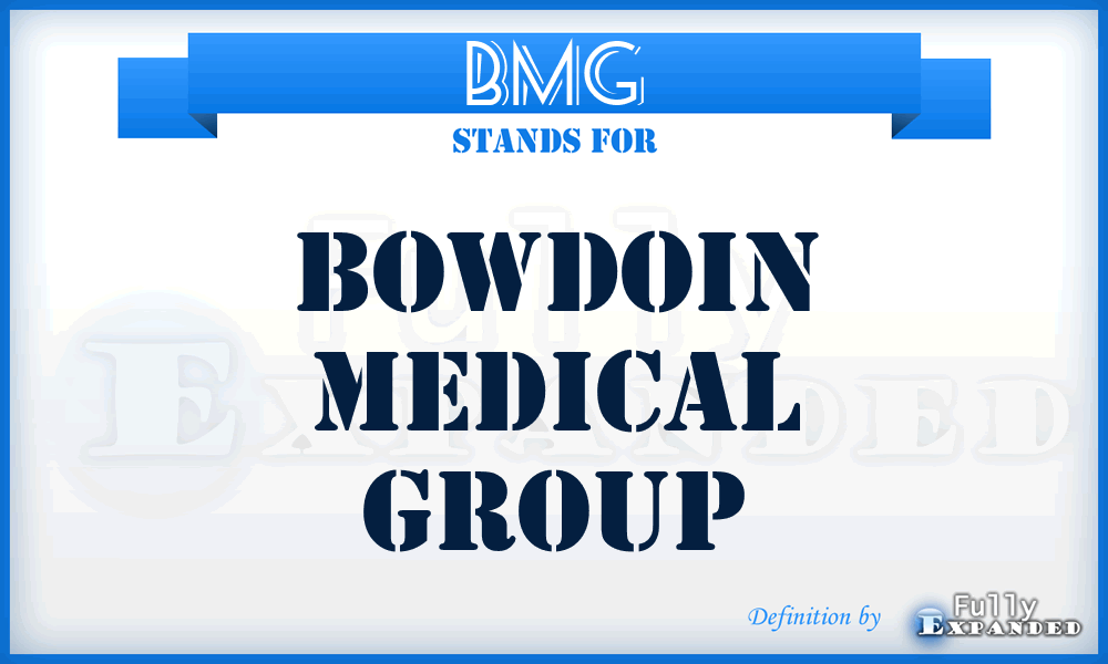 BMG - Bowdoin Medical Group