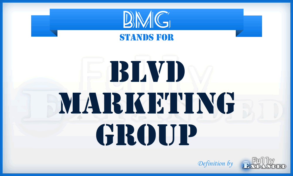 BMG - Blvd Marketing Group