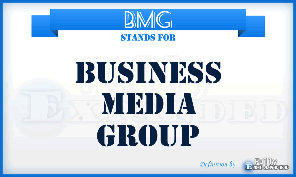 BMG - Business Media Group