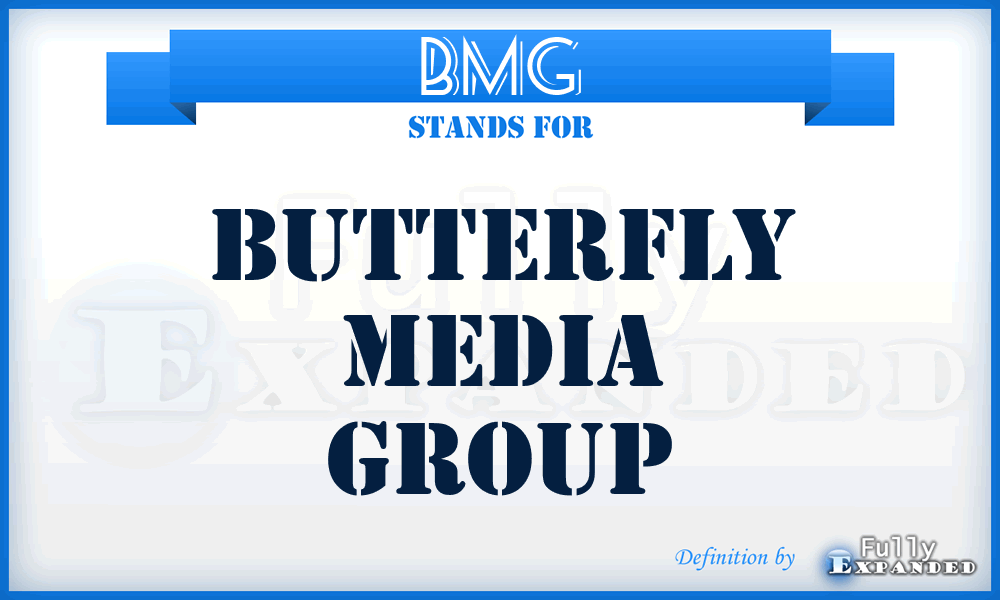 BMG - Butterfly Media Group