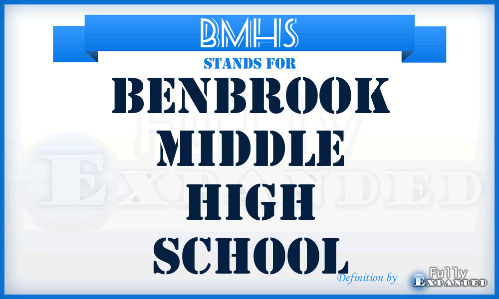 BMHS - Benbrook Middle High School