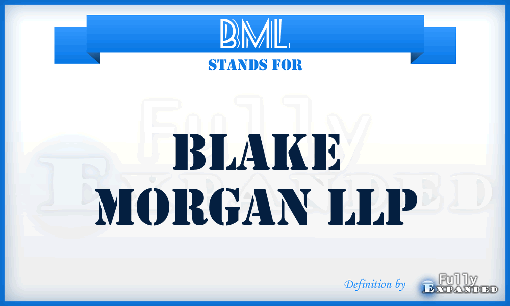 BML - Blake Morgan LLP