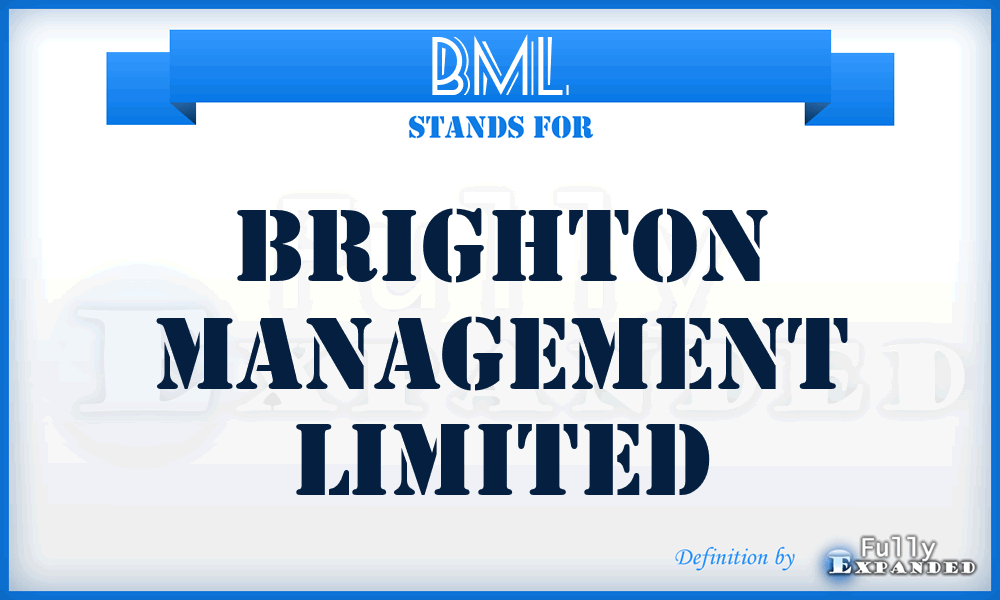 BML - Brighton Management Limited