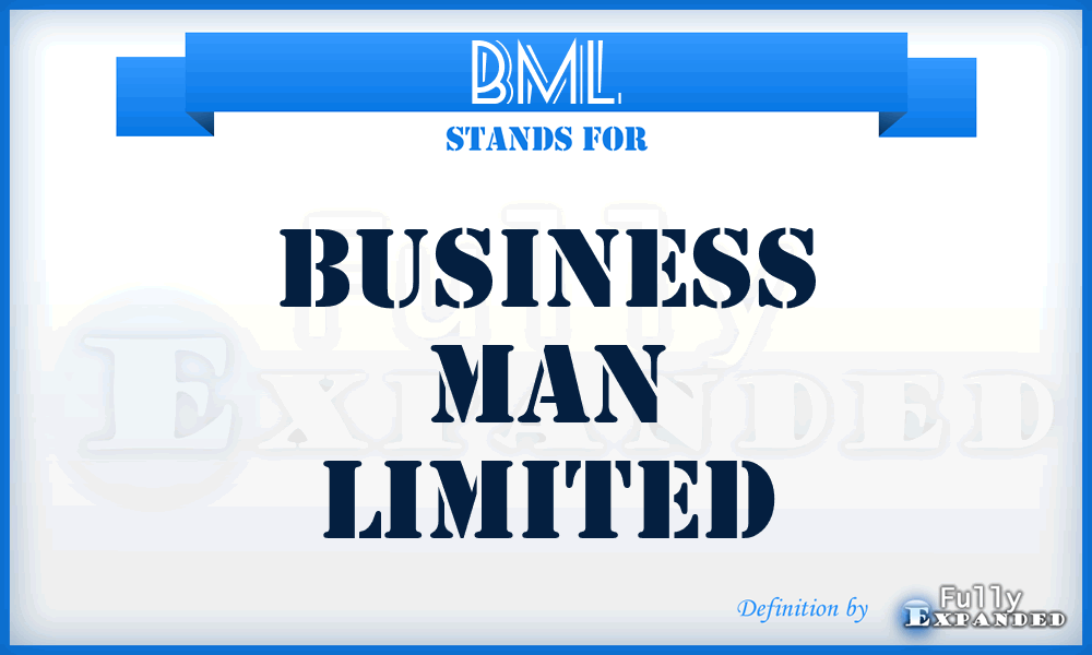 BML - Business Man Limited