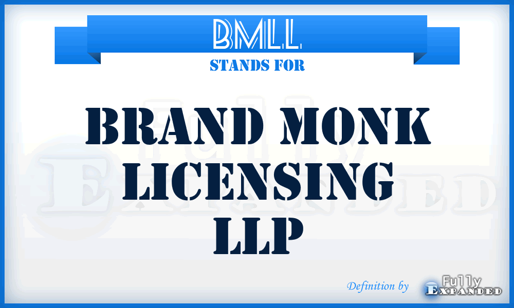 BMLL - Brand Monk Licensing LLP