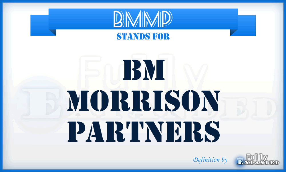 BMMP - BM Morrison Partners